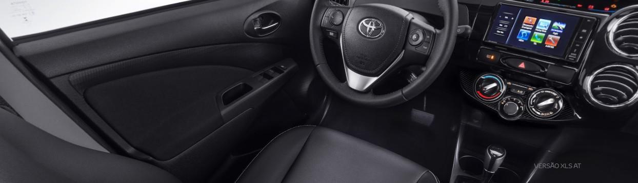 Interior do Toyota Etios Interior do Toyota Etios